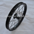 14"x1.95" black wheel bicycle aluminium alloy wheels